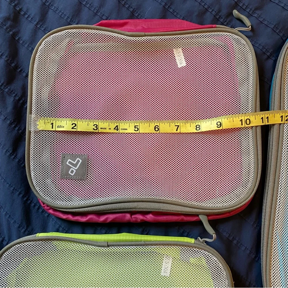 3 Mesh Cosmetics/Travel Bags